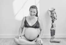 Фото - Женщина без ноги вдохновляет будущих мам по всему миру