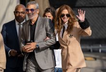 Фото - Джулия Робертс появилась на публике в костюме adidas x Gucci и под руку с Джорджем Клуни
